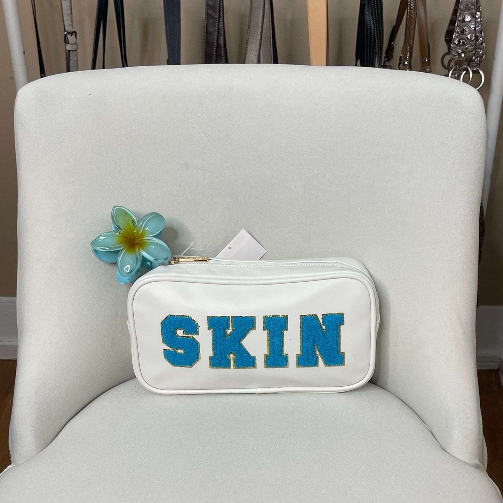 Neutrogena Skin Terry Logo Travel Makeup Bag
